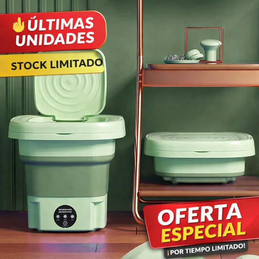 Mini Lavadora Portátil 9L – Lava tu ropa en cualquier lugar